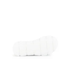Sandale met plateauzool zilver