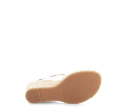 Sandaleno met sleehak goud