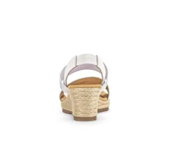 Sandaleno met sleehak wit