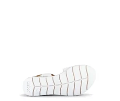 Sandaleno met sleehak wit