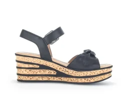 Sandaleno met sleehak zwart