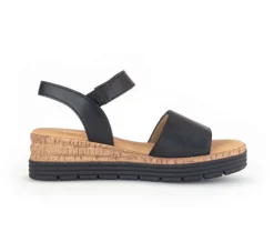 Sandaleno met sleehak zwart