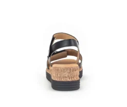 Sandaleno met sleehak zwart