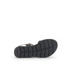 Sandaleno met sleehak zwart