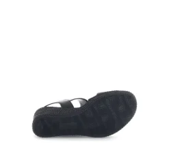 Sandaleno met sleehak zwart