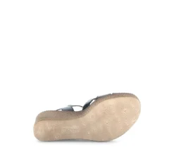 Sandaleno met sleehak zwart