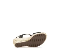 Sandaleno met sleehak zwart