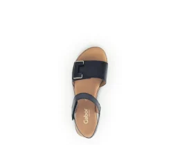 Sandaleno met sleehak zwart