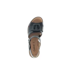 Sandaleno met sleehak zwart