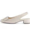 Sling-back beige