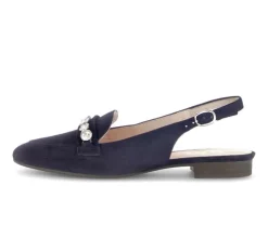 Sling-back blauw