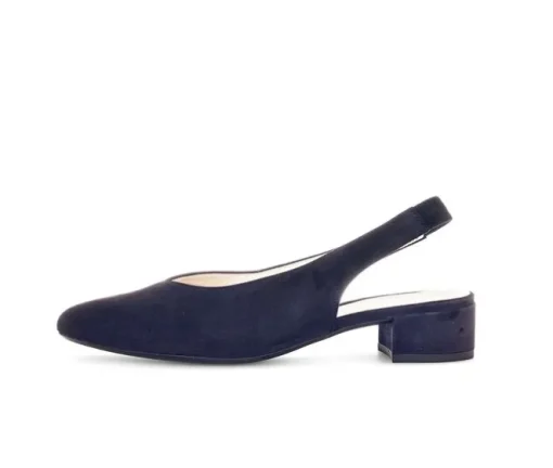 Sling-back blauw