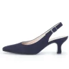 Sling-back blauw