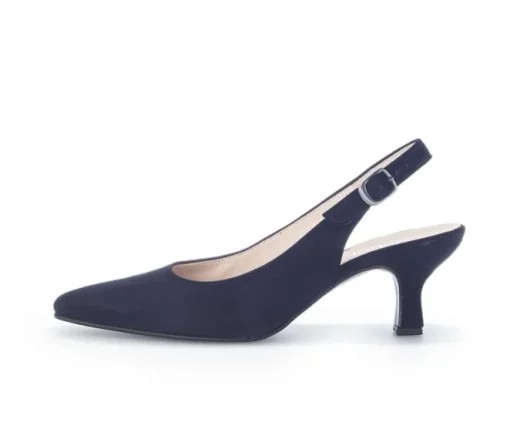 Sling-back blauw