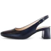 Sling-back blauw