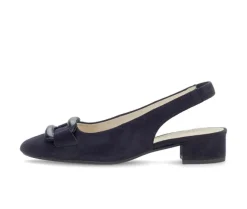 Sling-back blauw