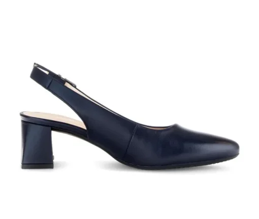 Sling-back blauw