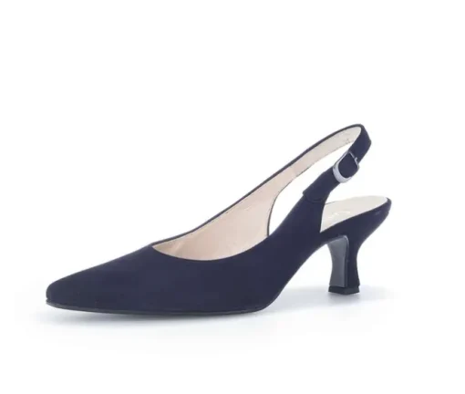 Sling-back blauw