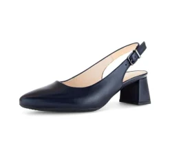 Sling-back blauw