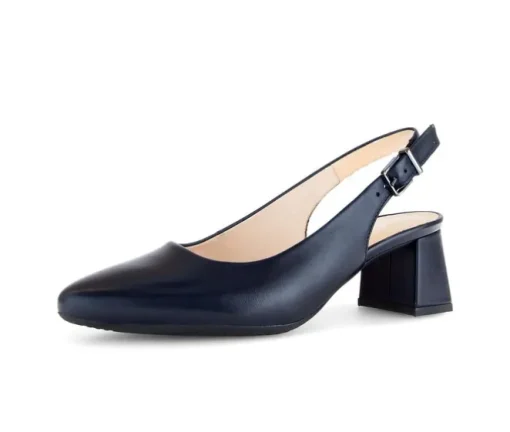 Sling-back blauw