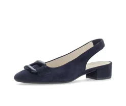 Sling-back blauw