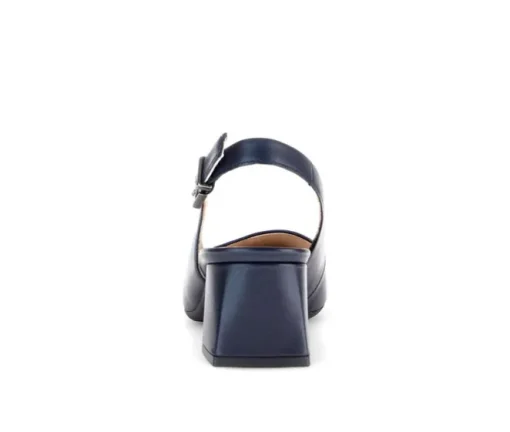 Sling-back blauw