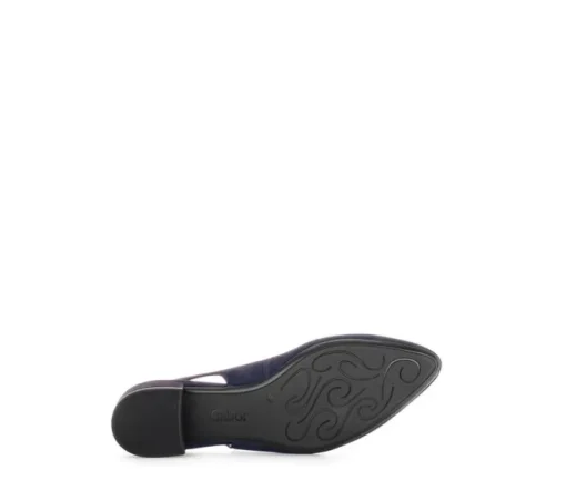 Sling-back blauw