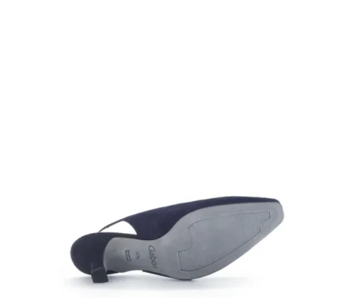 Sling-back blauw