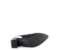 Sling-back blauw