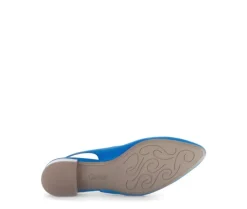 Sling-back blauw