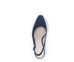 Sling-back blauw