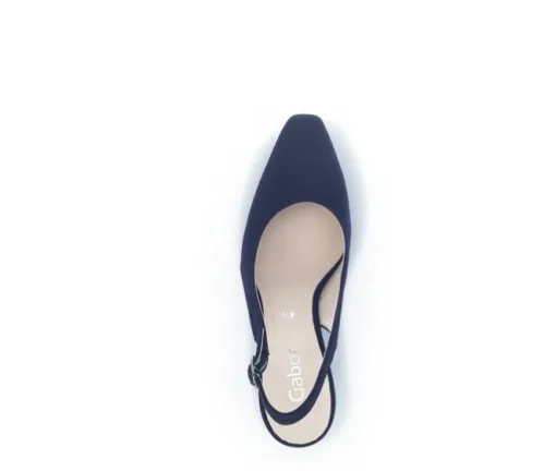 Sling-back blauw