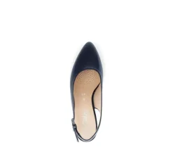 Sling-back blauw