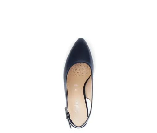 Sling-back blauw