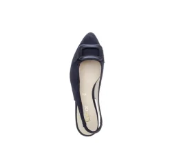Sling-back blauw