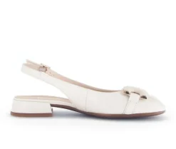 Sling-back crème