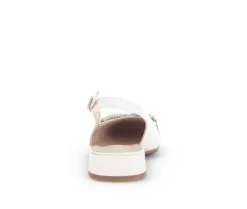 Sling-back crème