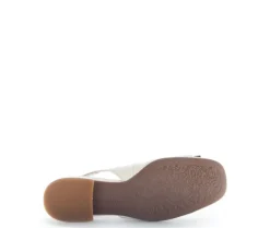 Sling-back crème