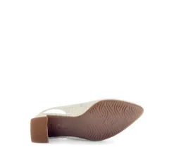 Sling-back crème