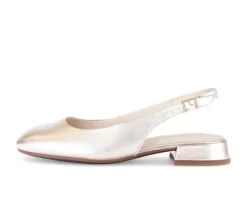 Sling-back goud