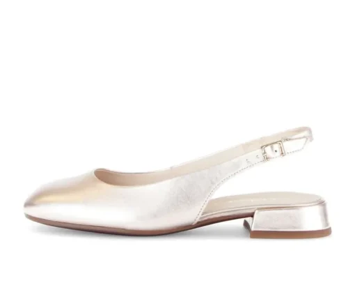Sling-back goud