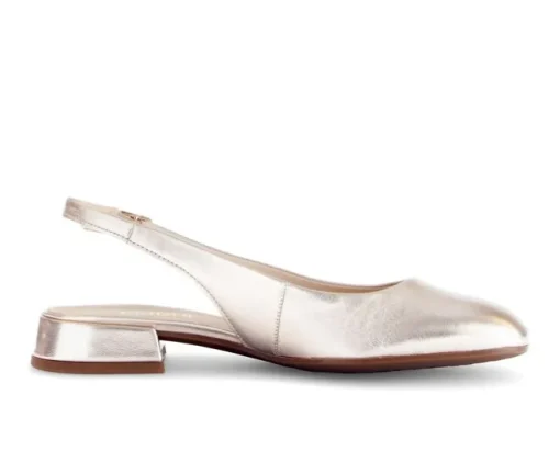 Sling-back goud