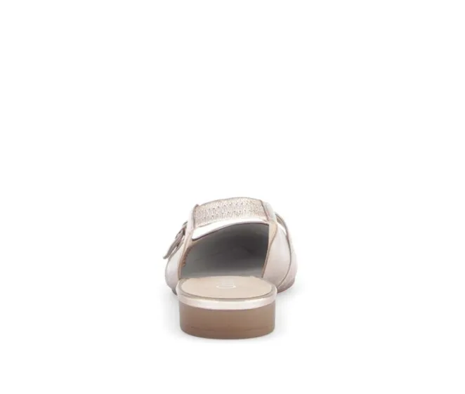 Sling-back goud
