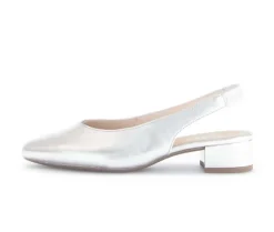 Sling-back zilver