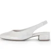 Sling-back zilver