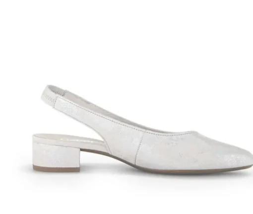 Sling-back zilver