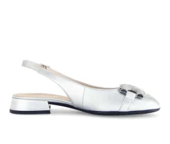 Sling-back zilver