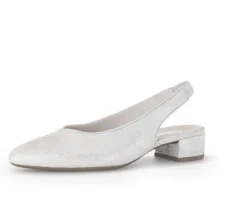Sling-back zilver