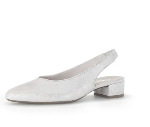 Sling-back zilver
