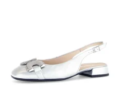 Sling-back zilver